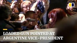 Man tried to shoot Argentine Vice-President Cristina Fernandez de Kirchner