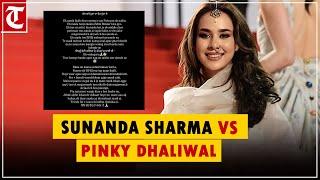 Singer Sunanda Sharma gets into a public spat with music producer Pinky Dhaliwal