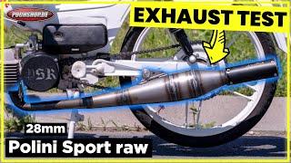 Puch Exhaust Polini Sport Raw | Puchshop Product Test