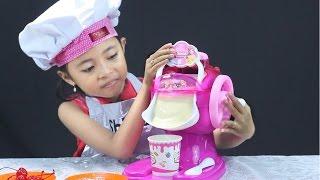 unboxing mainan anak ice cream maker - Make Your Own Ice Cream