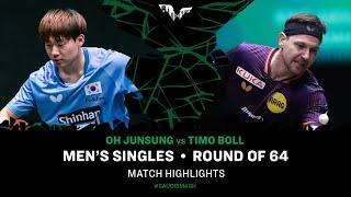 Oh Junsung vs Timo Boll | MS R64 | Saudi Smash 2024