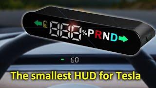 The Smallest TESLA Heads Up Display - New Hidden HUD for Tesla I Free Online Software upgrade !!!