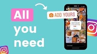 Everything you need to know: “Add Yours” Instagram Story feature (Full Tutorial)