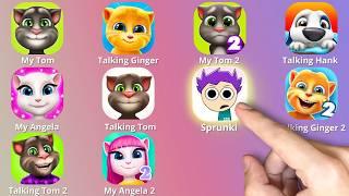 Talking Tom 2,Talking Angela,Talking Ginger 2,Incredibox Sprunki Squid Game,My Talking Tom,My Hank