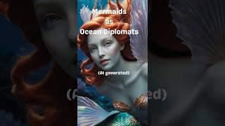 Mermaids as Ocean Diplomats | AI generated #shorts