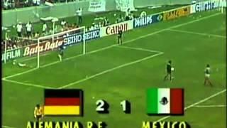 Penales Alemania vs Mexico (Relato Pablo Zaro) Mundial Mexico 1986