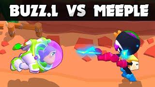 BUZZ LIGHTYEAR vs MEEPLE | 1 vs 1 | Brawl Stars