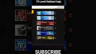 79 Level Rekbest bheja   #shorts #video #free #fire #edit #shortsvideo #trending