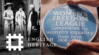 The 1000th London Blue Plaque — Commemorating the Women's Freedom League