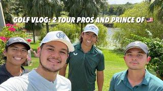 GOLF VLOG: TOUR PRO GOLFERS & PRINCE