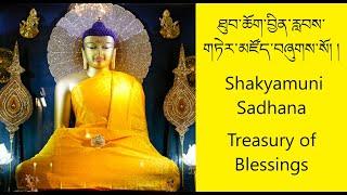 Prayer to Shakyamuni Buddha  ཐུབ་ཆོག་བྱིན་རླབས་གཏེར་མཛོད་བཞུགས་སོ།  Treasury of Blessings