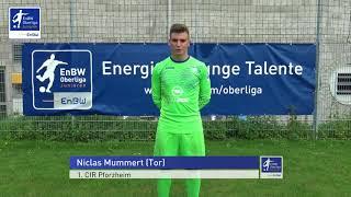 EnBW-Oberliga A-Junioren - 1. CfR Pforzheim - Niclas Mummert