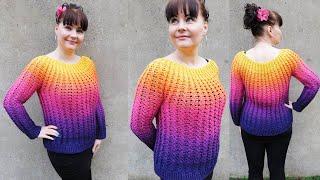 Crochet sweater *Celebration* - get started right away