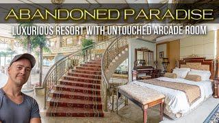 Abandoned Paradise |  UNTOUCHED ARCADE ROOM found in forgotten luxurious resort