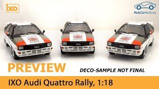 IXO - 1 :18 Audi Quattro 1000 Lakes Rally 1982