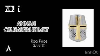 Top 10 Highest Selling/ Most Popular Medieval Helmets by AnNafi® ️