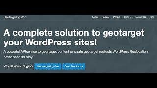 Geotargeting WP Service Review