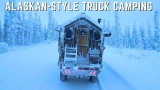 Truck Camping at the Coldest Nomadic Gathering in the World | Alaskan Vanlife