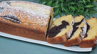 Two-colored plumcake, simple and fast, you can prepare it in a few minutes