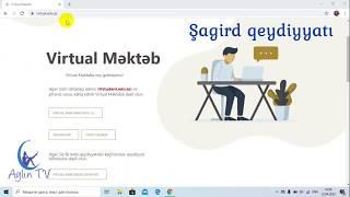 Virtual məktəbdə Şagird qeydiyyatı