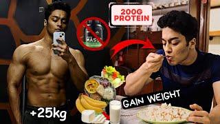 FULL DAY OF EATING Indian  Bodybuilding BULKING DIET - How I GAINED 25kg Weight FAST