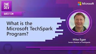 What is the Microsoft TechSpark Program?