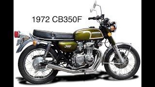 1972 Honda CB350 Four in mint condition w/ a Metallic Olive Green factory paint doing a walk-around