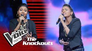 Siyumini Opayangi | Kawrudo Ara Kawluwen (කවුරුදෝ අර) | Knockouts | The Voice Teens Sri Lanka
