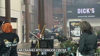 Car crashes into Oxmoor Mall in Louisville