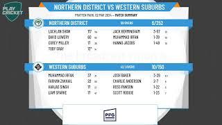 NSW Premier Cricket - First Grade Limited-Overs Cup - FINAL - Northern District v Western Suburbs