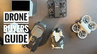 Which Drone Should you buy? Starter Drone, Selfie Drone or Pro Drone all compared.