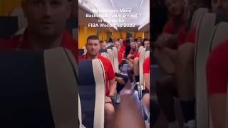 Montenegro Mens Basketball Team arrived in Manila for FIBA World Cup 2023. #fiba2023 #fibaworldcup