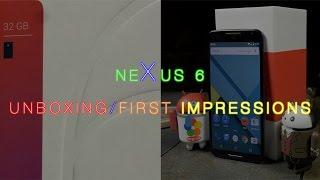 Nexus 6 Hands On Unboxing and First Impressions (Mini Review)