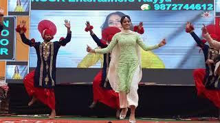 ਸਿਰਾ ਕਰਤਾ ਪੰਜਾਬੀ ਮੁਟਿਆਰਾਂ ਨੇ || Punjabi Model Simran || Bhangra Dance Group || Noor DJ Rayya