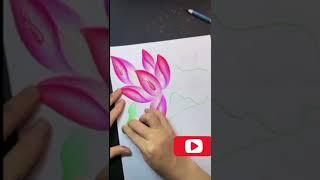 beautifull flower art #flower #art #youtube video@M.k _art_and_craft