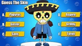 BRAWL STARS: GUESS THE SKIN UNDERTALE  - QUIZ BRAWL STARS