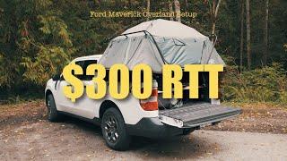 Ford Maverick Budget Roof Top Tent “Kamp-Rite Tent Cot” 4K