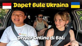 DAPET BULE UKRAINA DRIVER ONLINE DI BALI INI BERUNTUNG BANGET #grabcar #gocar #driveronline #bali