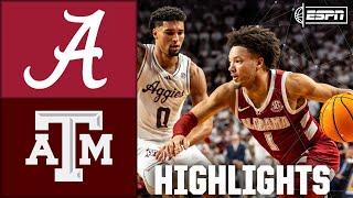 Alabama Crimson Tide vs. Texas A&M Aggies | Full Game Highlights | ESPN College Basketball