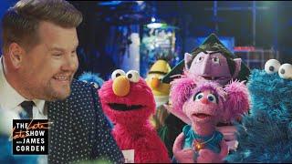 Sesame Street Cast Crashes The Late Late Show (Cold Open)