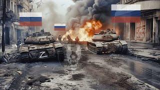 Horrible Incident! How a Russian T-90M Tank was ambushed and blown up by a LEOPARD 2A6 Tank near Cri