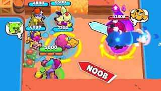 NOOB TEAMMATES vs OP BIBI'S HYPERCHARGE 1000% BROKEN  Brawl Stars 2024 Funny Moments, Fails ep.1509