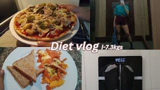 Diet vlog| -1.7kgs, My homecook diet meal, Cheat day + answering question