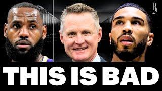 BOMBSHELL AUDIO RELEASES Of LeBron James Calling Steve Kerr An "IDIOT" For Benching Jayson Tatum