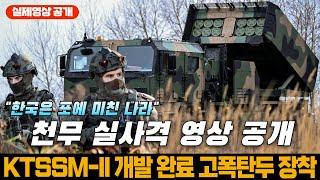 폴란드 국방부 천무 다연장로켓 실사격 영상 공개! KTSSM-II 개발 완료