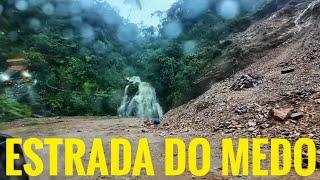 Como são as estradas na Colômbia! muita chuva e deslisamento de terra no caminho