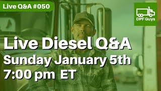 DPF Guys Q&A #50: Diesel Myths Busted! Soot, DEF, Regeneration & The Best Additives Explained!