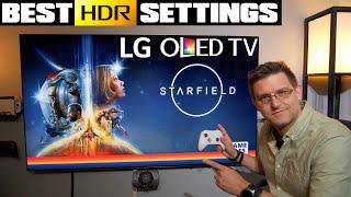 Starfield - Best HDR Picture Settings For Your LG OLED TV - Xbox Series & PC - Patch 1.8 HDR Update