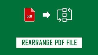 How to Rearrange the Page on PDF File? | PDF Tips | Tech Pistha