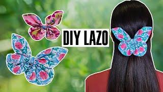 CÓMO HACER UN LAZO MARIPOSA  CLIP DE CABELLO O HEBILLA | Tutorial DIY de costura fácil